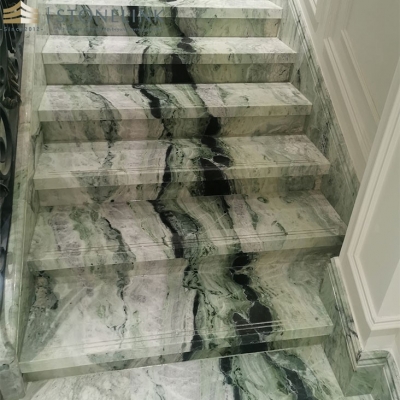 Raggio Verde marble slab