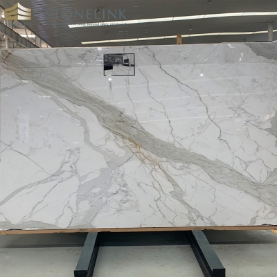 Calacatta gold marble slab